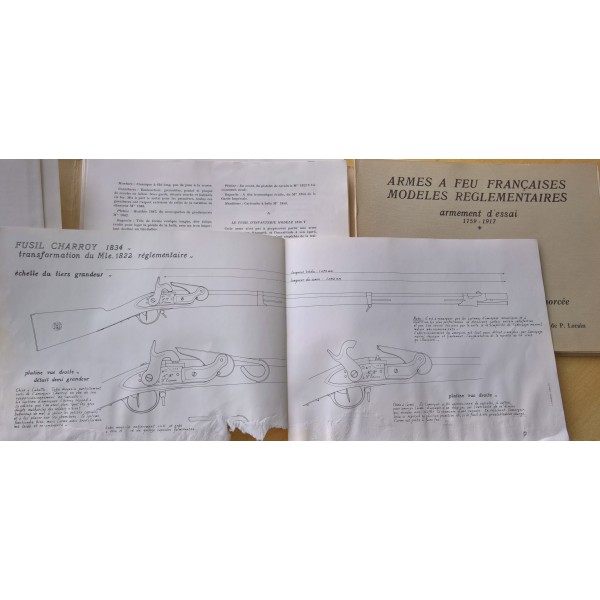 Livre "Armes à feu Françaises modèles réglementaires " Armement d'essai 1759-1917