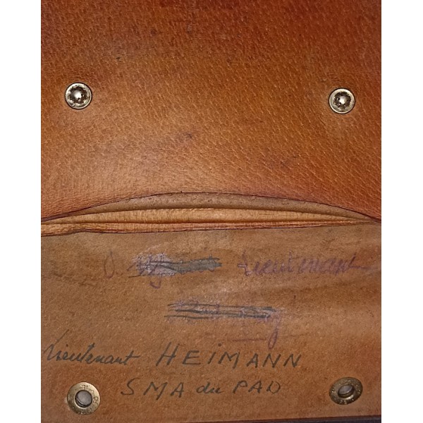 Porte carte liseuse boussole Officier Français 39/45 WW2