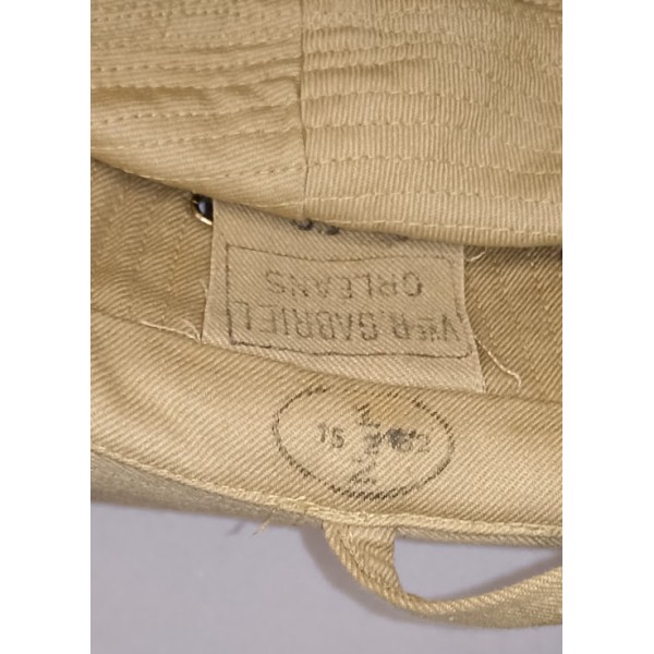 Chapeau de brousse model 1947 beige model Extrême Orient *