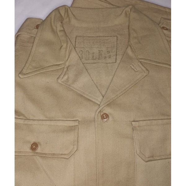 Chemise short armée française fabrication Extrême Orient Indochine