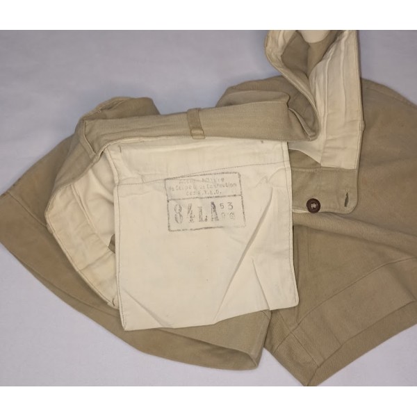 Chemise short armée française fabrication Extrême Orient Indochine