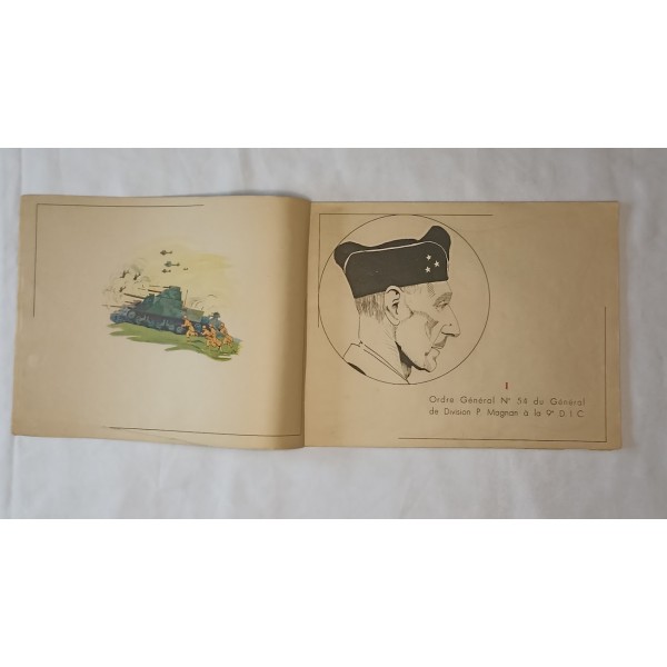 Livre DFL de AOF aux bord du Rhin 9ème DIC de 1943/45 WW2