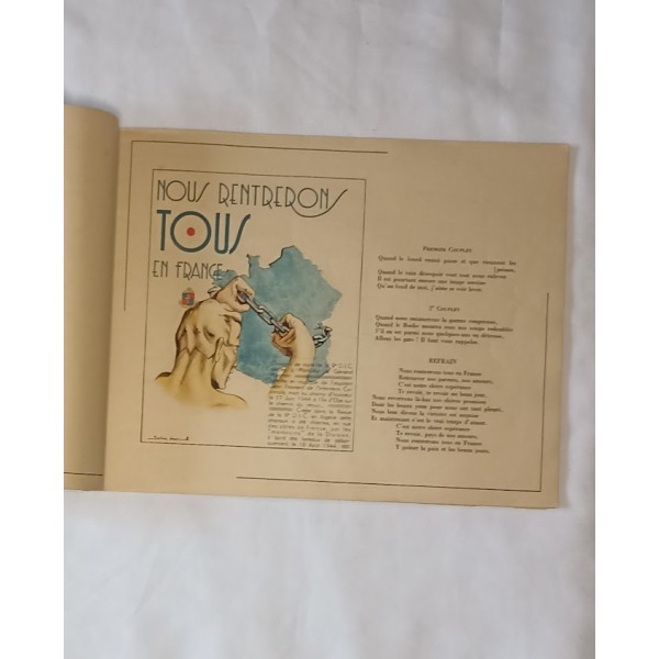 Livre DFL de AOF aux bord du Rhin 9ème DIC de 1943/45 WW2