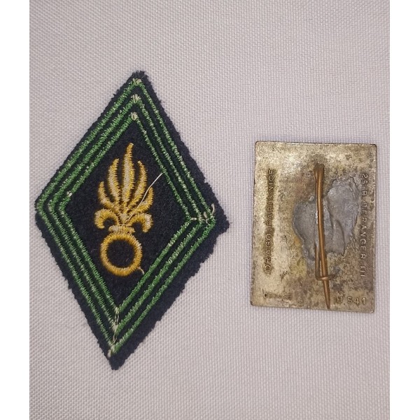 Epaulettes insignes tradition Sous/Off. Légion étrangère