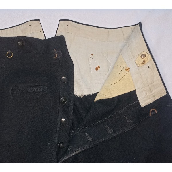 Culotte noir Officier Allemand modèle 1932 troupe d'élite  LSSAH WW2 *