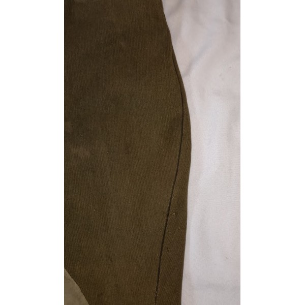 Culotte golf modèle 1929 mastic passepoil marron 39/45 WW2 *