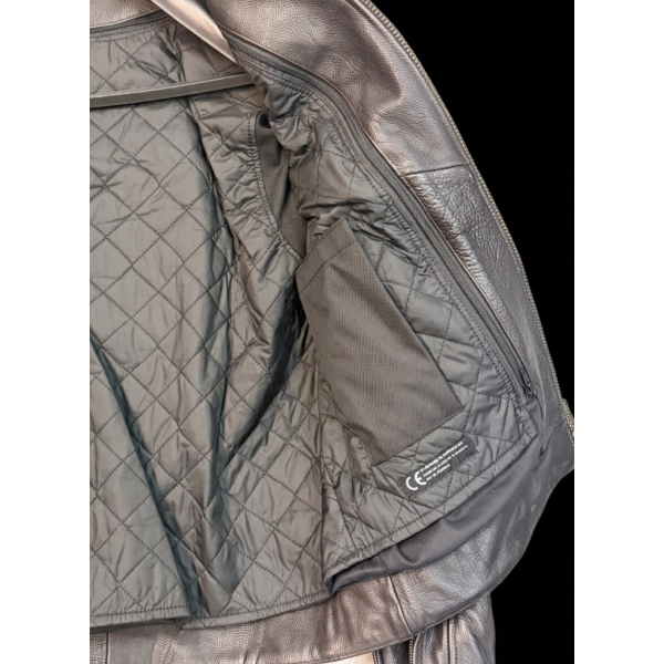 Blouson Helstons ACE cuir oldies marron Taille L