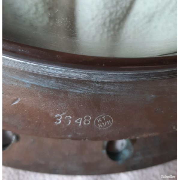 Cuirassier LE LENA hublot navire de guerre XIXème bronze