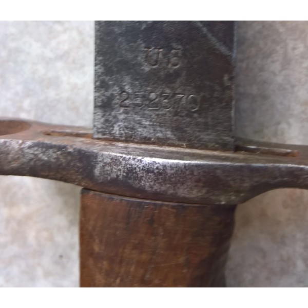 Baïonnette US Modèle 1905 pour le Springfield 1903 datée 1917 WW1