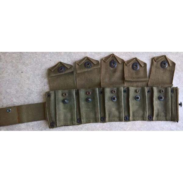 Ceinturon Garand US WW2 1944