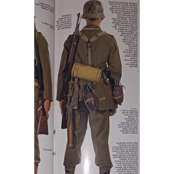 Porte pelle bèche troupes Allemande modèle tropical Afrika WW2 *