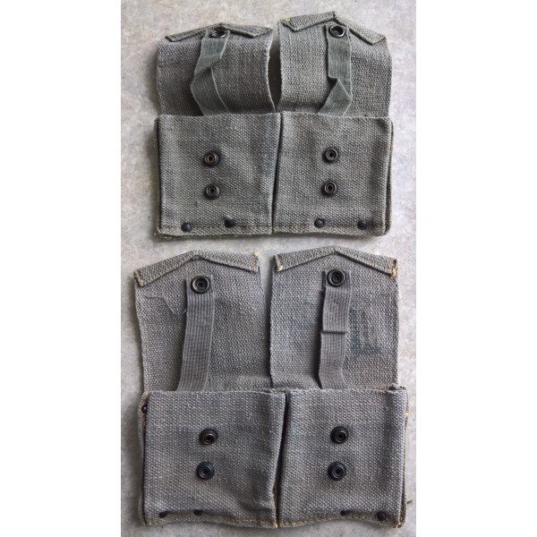 Paire de cartouchières TAP 50/53 Parachutistes Légion Algérie