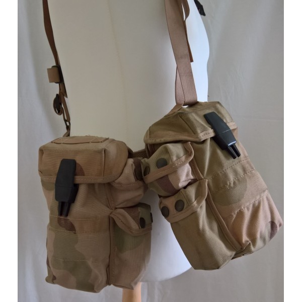 Brelage, gilet d'assaut Américain, USMC camouflage désert Guerre du Golfe , Koweït