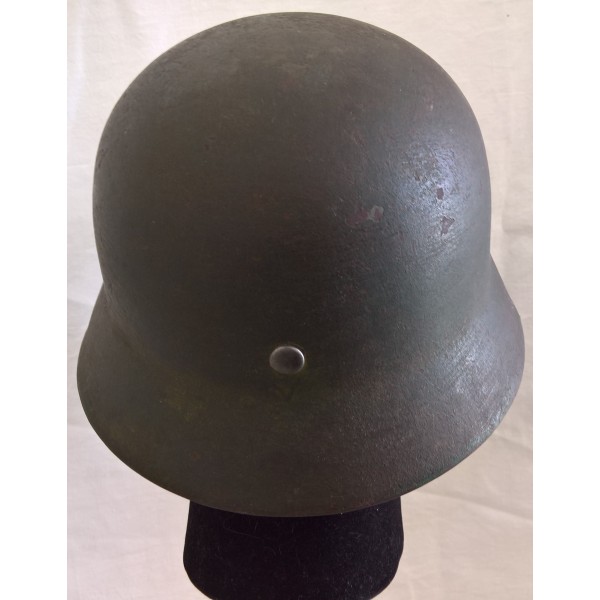 Casque Allemand Modèle 35 avec son cerclage d'origine