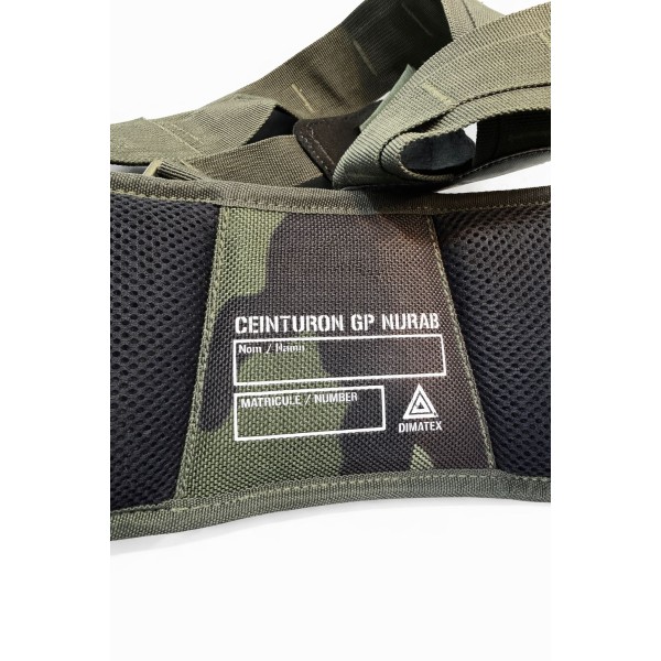 Ceinture + Bretelles Nijrab Camo CE Molle 1680 denier Dimatexs