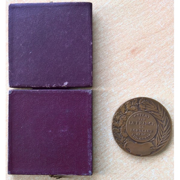 Médaille bronze et son...