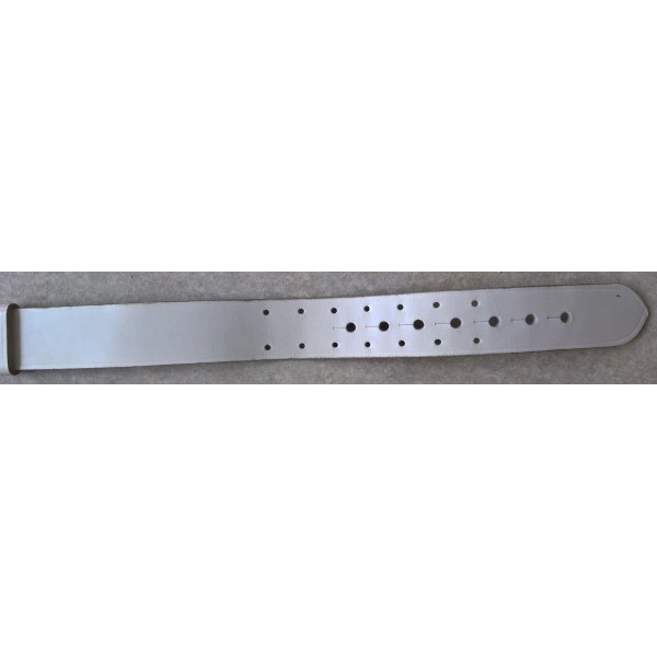 Ceinturon cuir blanc cérémonies, défilés Armée de l'air