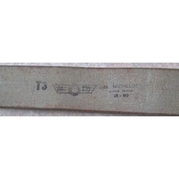 Ceinturon cuir blanc cérémonies, défilés Armée de l'air