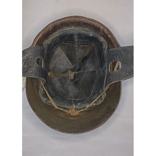 Casque modèle 1935 Motocycliste Infanterie de l'Air kaki 44/45 FRANCK