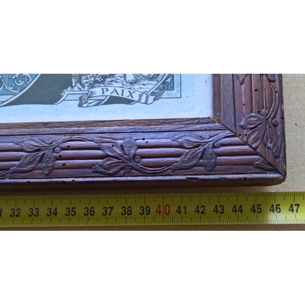 Cadre souvenir, médailles de Poilu, soldat Français WW1°