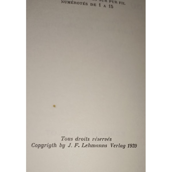 Livre rare La Race nouvelle noblesse du sang et du sol 1939