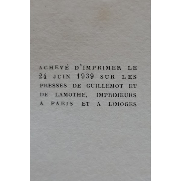 Livre rare La Race nouvelle noblesse du sang et du sol 1939