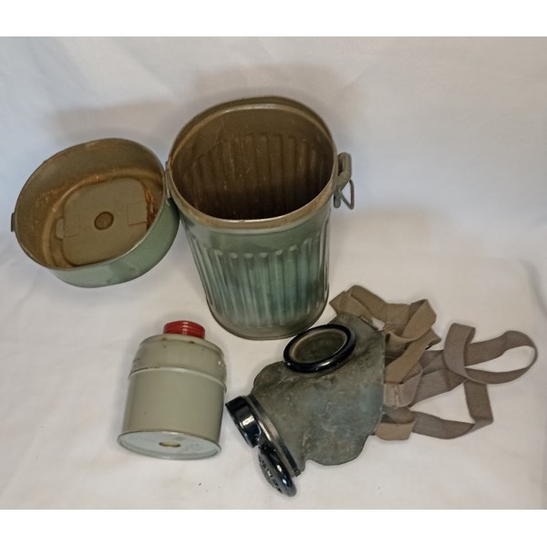 Masque Anti Gaz protection civil Luftschutz 39/45 WW2