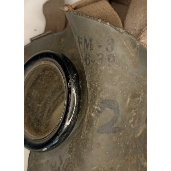 Masque Anti Gaz protection civil Luftschutz 39/45 WW2