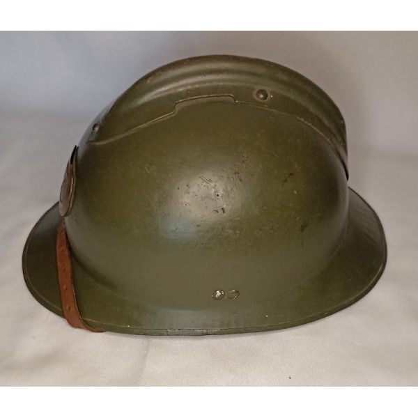 Casque Adrian modèle 26 du 7ème R.T.A. Indochine