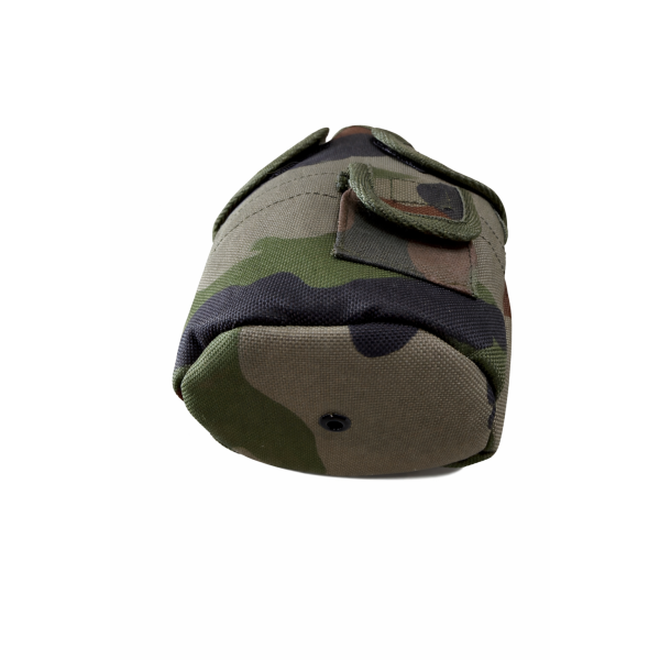 Gourde militaire avec housse camouflage