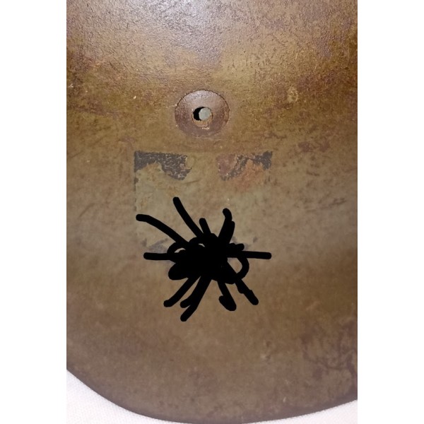 Casque Allemand modèle 35 insigne Wehrmacht 39/45 WW2
