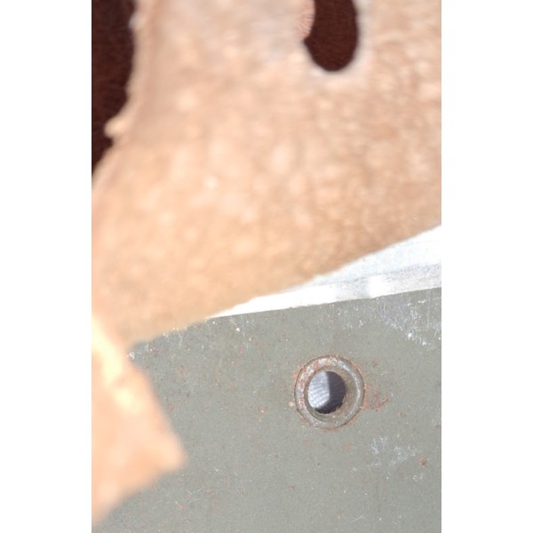 Casque Allemand modèle 1935 peinture granitée 2 insignes 1940 WW2