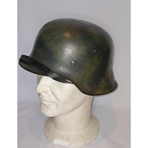 Casque Allemand modèle 1942 Luftwaffe camouflé 2 tons WW2