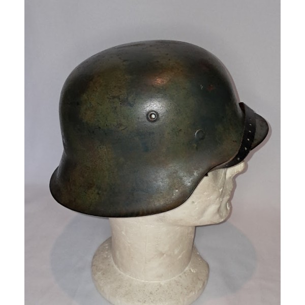 Casque Allemand modèle 1942 Luftwaffe camouflé 2 tons WW2