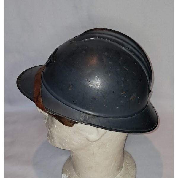 Casque Adrian modèle 1915 Chasseurs Troupes de montagne WW1