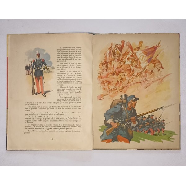 Livre BD éducatif Le Général DE GAULLE édition Déc. 1944