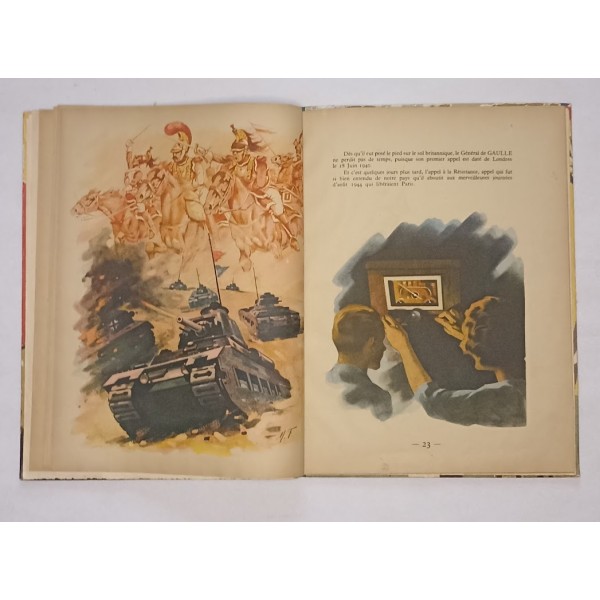 Livre BD éducatif Le Général DE GAULLE édition Déc. 1944