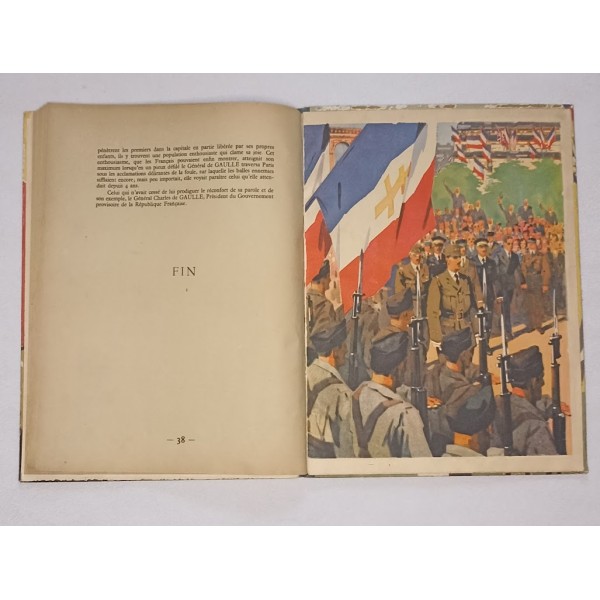 Livre BD éducatif Le Général DE GAULLE édition Déc. 1944