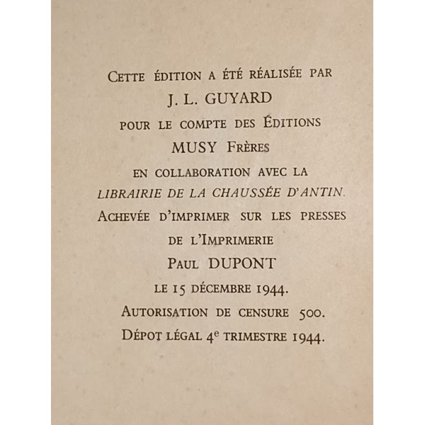 Livre BD éducatif Le Général DE GAULLE édition Déc. 1944