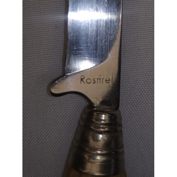 Ancien couteau de chasse allemand de bottes Rostfrei