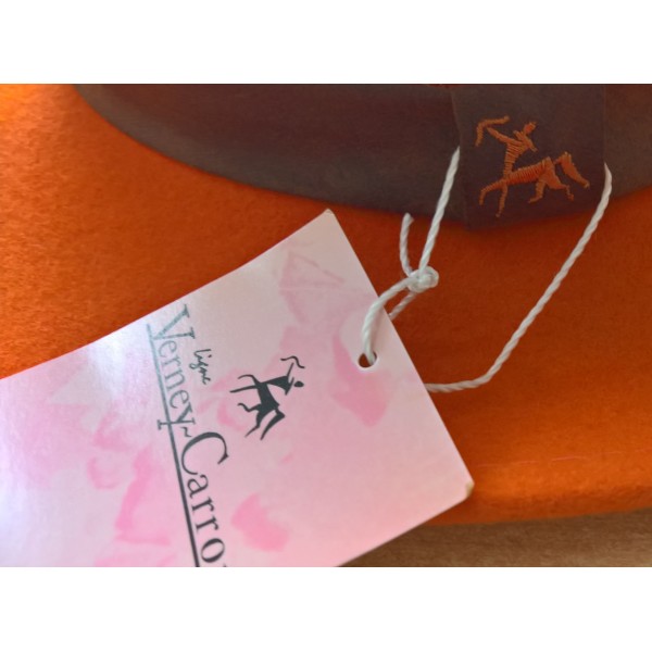 Chapeau de chasse orange Verney-Carron