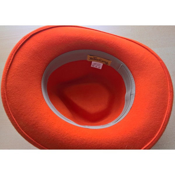Chapeau de chasse orange Verney-Carron