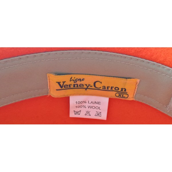 Chapeau de chasse orange Verney-Carron