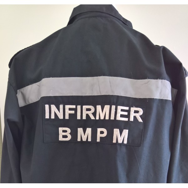 Veste marin pompier de Marseille BMPM, infirmier