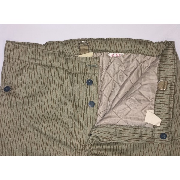 Pantalon matelassé camouflé Allemagne de l'Est NVA 60/70