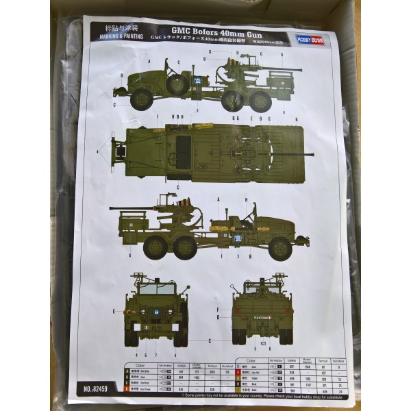 Maquette 1/35 GMC Bofors 40mm Gun