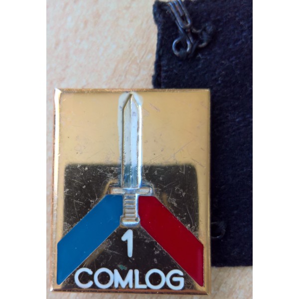 Lot 2 insignes 1er COMLOG