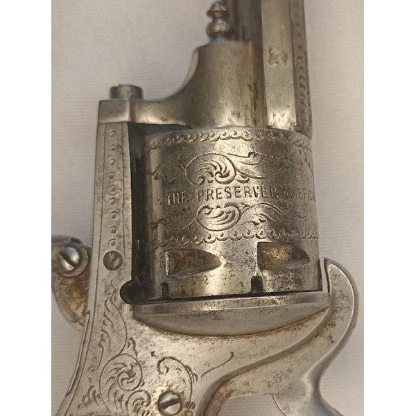 Révolver type Lefaucheux export USA 1885 XIXème