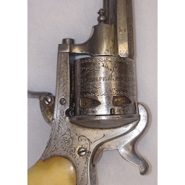 Révolver type Lefaucheux export USA 1885 XIXème