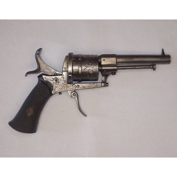 Révolver type Lefaucheux broche Liège Belgique XIXème